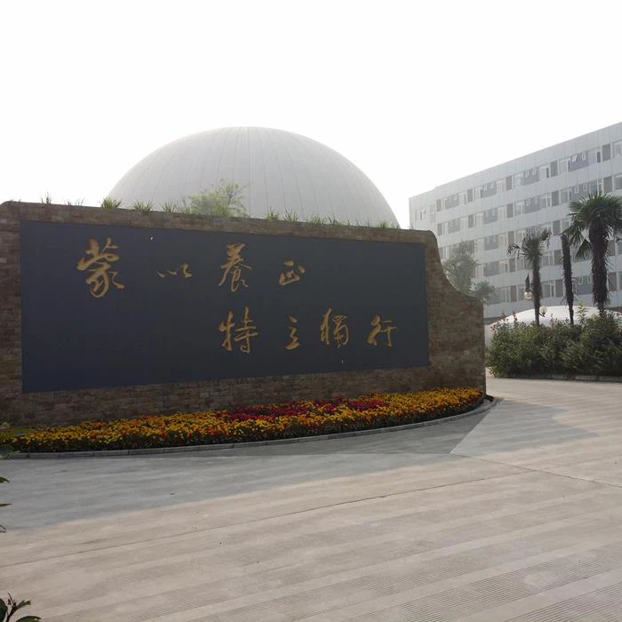 White Dual Membrane Biogas Domes